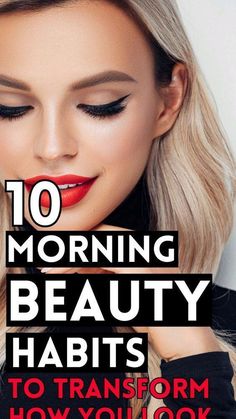 Glowing Skin Secrets, Morning Beauty Routine, Beauty Habits, Grooming Tips, Skin Secrets, Beauty And Fashion, Health And Beauty Tips