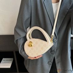 Bird in Bag - Concave shape love handbag new women's bag crossbody bag simple shoulder bag Trendy Single Handle Shoulder Bag As Gift, Chic Shoulder Bag With Adjustable Handle As Gift, Street Trends, Sewing Thread, Bird In Bag, Longchamp Le Pliage, New Woman, Women's Bag, Crossbody Bag