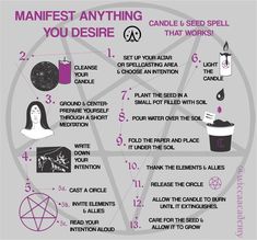 Spell For Opportunity, Spells For Someone To Contact You, Witch Candle Spells, How To Do Candle Magic, Spells To Do On Halloween, Candles In Witchcraft, Wiccan Magic Spells, Fertility Candle Spell, Manifesting With Candles