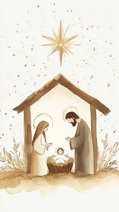 Adorn your home with these lovely Nativity art images this Christmas. Each painting beautifully portrays the birth of Jesus, creating a serene and holy Christmas scene. Perfect for lovers of biblical art, these pieces bring a touch of divine inspiration to your festive decor. Nativity Scene Art, Nativity Painting, Scene Art