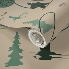 an image of a wallpaper with trees on it