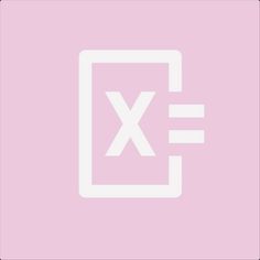 a pink square with an x symbol on the front and bottom, in white font