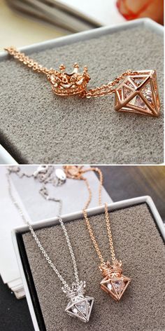 Bff Jewelry, Pretty Jewelry Necklaces, Fancy Jewellery, Fancy Jewelry, Cute Necklace, Alam Yang Indah