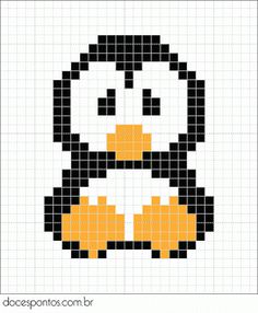 an image of a penguin made out of pixel pixels, with the text `'s name