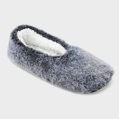 Slip into warmth and comfort with the Women's Faux Fur Cozy Pull-On Slipper Socks with Grippers from Auden™. These pull-on style slippers offer a soft flexible sole, great for lounging at home & easily packable when you're on the go. These soft, plush slippers will keep your feet snug, while the grippers on the bottom add safety on slippery floors. Auden™: Fit for you in every way. Cute Uggs, Plush Slippers, Round Toe Shoes, Sock Packs, Slippers Cozy, Fur Fabrics, Faux Fur Fabric, Black Faux Fur, Slipper Socks