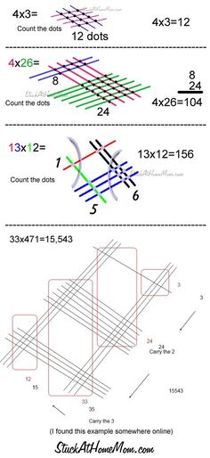 three different lines are shown with numbers and measurementss for each line in the diagram