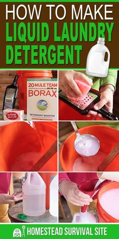 how to make liquid laundry detergent for home - based survival kits and cleaning supplies