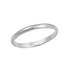 Made In USA! Lifetime Manufacturer Warranty For DefectsFine jewelry for girls of all ages. This simply sweet band ring is crafted of highly polished 14k yellow gold, 14k white gold, 10k yellow gold or sterling silver with 5 optional sizes at 1/2, 1, 2, 3 and 4. A classic keepsake gift for babies, toddlers, children, tweens and teens for any occasion such as christening, baptism, communion or birthday, etc. Age (Yrs): 0-16 (Age recommendation is approximate) Metal: 14K Yellow Gold, 14K White Gold Rings Multiple, Sweet Band, Kids Gold Jewelry, Jewelry For Girls, Plain Bands, Sterling Silver Rings Bands, Rings For Girls, Silver Band Ring, Girls Jewelry