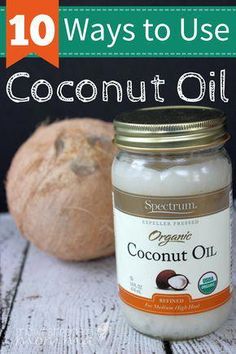 Here are 10 of my favorite reasons to use coconut oil! Once you start using it, you'll keep coming up with new uses for coconut oil! Nutiva Coconut Oil, Uses For Coconut Oil, Coconut Oil Coffee, Best Coconut Oil, Oregano Essential Oil, Coconut Oil For Dogs, Diy Coconut Oil, Coconut Oil For Acne, Coconut Oil Skin Care