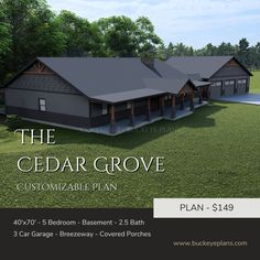 the cedar grove customizable plan