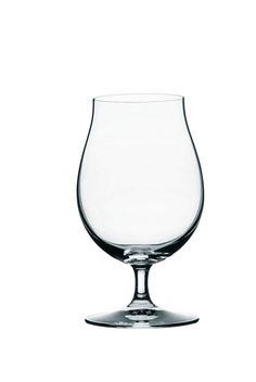 an empty wine glass on a white background