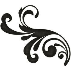 a black and white image of an ornate design on a white background, with the word's name below it