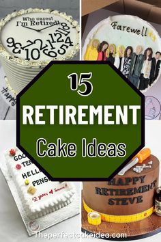 the top five retirement cake ideas