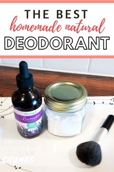 Homemade Natural Deodorant - Beauty in the Crumbs Diy Deodorant Spray, Homemade Natural Deodorant, Natural Deodorant Recipe, Homemade Deodorant Recipe, Best Natural Deodorant