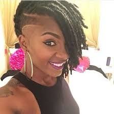 Braided Mohawk, Sister Locks, Natural Girl, Tapered Natural Hair