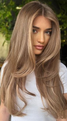 Chestnut Blonde Hair Color, Hazelnut Hair With Highlights, Autumn Hair 2024, Autumn Palette Hair Color, Dark Blonde Hair Color Ideas Caramel Honey, Nutmeg Hair Color, Hazelnut Blonde Hair, Almond Hair Color, Hazelnut Balayage