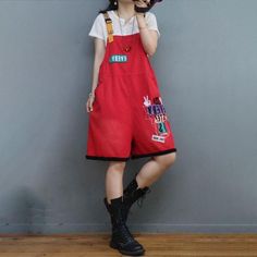 Womens Overall Shorts, Denim Palazzo Pants, Denim Palazzo, Color Block Fashion, Baggy Overalls, Fringe Romper, Fashion Baggy, Shop Street, Colour Blocking Fashion