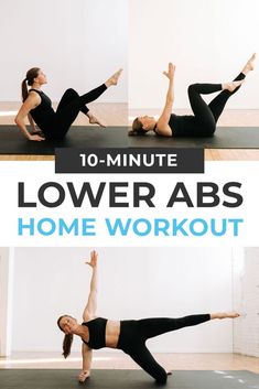 the 10 minute lower abss home workout is perfect for those beginners to do