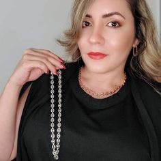 This beautiful Gigi Chain Necklaces are a versatile minimalist piece that goes with any look. The Pig Nose chain style is a great option when you are layering your multi-necklaces. You can wear alone for an elegant look or with other necklaces for a bold and eye catching look. This is ideal to elevate the look of your outfit. You can select the Rose Gold or the Silver chain. Necklace comes in a Pouch. Necklace Details: Material: 18K Gold Filled Length: 18'Inch both have extenders for add between Elegant Rose Gold Double Chain Necklace, Elegant Silver Chain Layered Necklace, Elegant Layered Necklace With Silver Chain As A Gift, Elegant Silver Chain Layered Necklace As Gift, Elegant Layered Necklace With Silver Chain For Gift, Elegant Layered Silver Chain Necklace For Gifts, Everyday Layered Silver Chain Necklace, Elegant Rose Gold Necklace With Paperclip Chain, Elegant Rose Gold Paperclip Chain Necklace