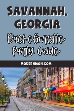 savannah, georgia bachelor party guide