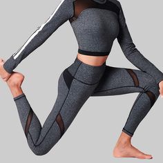 Our Non-See-Through Yoga Leggings Are Made Of Buttery Soft And Lightweight Fabrics For That Second-Skin Sensation, Sweat-Wicking, Quick-Drying, Breathable. Squat Proofspandex Fabric Provides Gym Tights With Greater Freedom Of Motion, 4 Way Stretch Make Yoga Pants Not See-Through When You Do Squats And Bends Exercise. High Waist With Hidden Pocket The Women's Workout Pants Are Designed With Wide Waistband. A Hidden Pocket Can Hold Small Objects Such As Cards And Keys, Freeing Hands. Gray Fitted Moisture-wicking Activewear, High Stretch Gray Training Bottoms, Gray High Stretch Bottoms For Training, Gray Stretch Yoga Pants For Training, Stretch Gray Yoga Pants For Training, High Stretch Gray Bottoms For Pilates, High Stretch Gray Jogging Bottoms, High Stretch Gray Bottoms For Jogging, Breathable Gray Tights For Gym