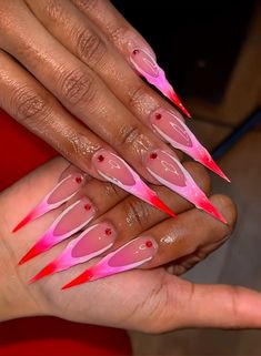 Long Stiletto Nails, Claw Nails, Stiletto Nails Designs, Dope Nail Designs, Nails Only, Hot Nails, Luxury Nails