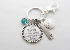 a keychain with a quote on it