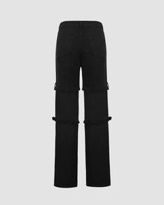 Details: Long trousers with belt details on legs and pockets designLength: LongMaterials: 80% Cotton + 20% Spandex Belted Trousers, Trousers With Belt, Pockets Design, Long Trousers, Black Xs, Sweatpants, Trousers, Spandex, Pants