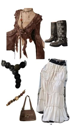 Whimsical Outfit Ideas, Reno Outfits, Whimsical Outfit Aesthetic, Gypsycore Fashion, Tribe Clothes, Styling Ties, Build Your Outfit, Types Of Tops, Witch Outfits