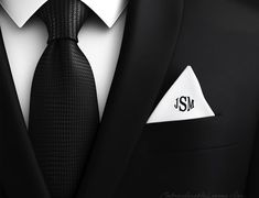 Your look will have complete sophistication with our Mens Custom Embroidered Monogram Pocket Square.  We custom embroider up to 3 initials in your choice of multiple thread colors and font options creating a one-of-a-kind personalized gift for that special person in your life. Handmade, Embroidered and Shipped from Las Vegas, Nevada. The Largest Wedding City in the USA. A great gift for Yourself, dad, grandpa, groomsmen, businessmen, Church and more! These are white 100% cotton machine washable and measure 12in x 12in. We embroider with the most premium embroidery thread on the market. If Purchasing More Than 1 Pocket Square and you would like a different font and different thread color for each pocket square, Please Select Embroidery Color "*Multiple*" and under Font Select "*Multiple*" A Classic Embroidered Wedding Sets, Wedding City, Church Events, Embroidered Monogram, Thread Colors, Pocket Squares, Large Weddings, Tie Accessories, Las Vegas Nevada