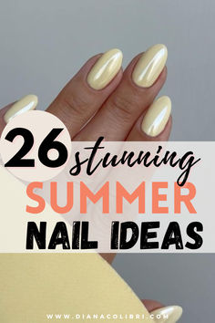 Nail Colors 2024 Summer, Popular Nails 2024, Beach Nail Colors, Late Summer Nail Ideas, Neutral Summer Nails, Classy Summer Nails, Summer Holiday Nails, Palm Tree Nail Art, Solar Nails