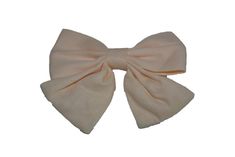 Cream Cotton Baby Hair Bow