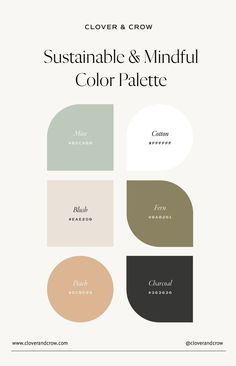 the color scheme for an interior design project