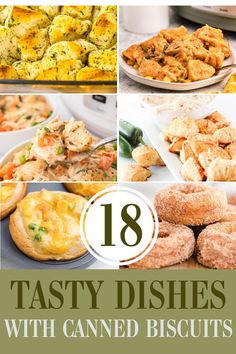 Dinner Recipe Using Canned Biscuits, Dinner Ideas Using Biscuits, Canned Grand Biscuit Recipes, Dinners Using Biscuits, Easy Meals With Biscuits, Recipes With Refrigerator Biscuits, Easy Recipes Using Canned Biscuits, Canned Flaky Biscuit Recipe Ideas, Meal With Biscuits