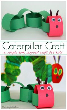 the very hungry caterpillar craft is an easy and fun project for kids to make