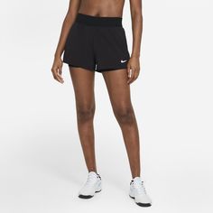 NikeCourt Dri-FIT Victory Pantalón corto de tenis - Mujer - Negro Black Nike Joggers, Tennis Outfits, Tennis Outfit Women, Tennis Shorts, Nike Joggers, School Clothes, Shorts Nike, Womens Tennis, Nike Flex