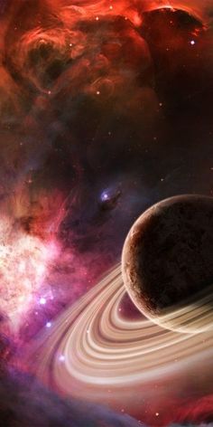 an artist's impression of the planets in space