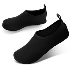 PRICES MAY VARY. 👣 Occasions: Lightweight water shoes are ideal for cruise, ship, beach trip, swimming, boating, kayaking, snorkeling, windsurfing, beach volleyball, aqua sport, water park activities, fishing, Yoga training and more 👣 Considerate Design: Premium Anti-slip thickened rubber sole protects you from slipping; A sturdy pull-on tab on the heel makes it a breeze to put on and take off; Smooth neck design prevents chafing for long time wearing 👣 Comfortable & Breathable: The uppers of Walking Yoga, Beach Walking, Swim Shoes, Yoga Training, Windsurfing, Beach Volleyball, Beach Shoes, Water Shoes, Casual Shoes Women