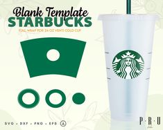 the starbucks cup has been designed to look like it is being used for starbucks coffee