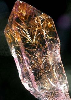 a large crystal object sitting on top of a table