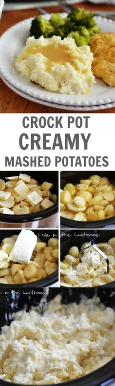 crock pot creamy mashed potatoes recipe