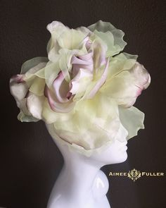 Kentucky Derby Fascinator Luxurious silk and velvet. Available in various colors. Matching headband. Perfect for Derby, Gala, Prom, Weddings, Bridal, Cocktail, High Tea, Church  *FREE SHIPPING  For more STATEMENT JEWELRY and HANDMADE HATS go to www.aimeesfuller.com Derby Gala, Kentucky Derby Fascinator, Handmade Hats, Derby Fascinator, Colors Matching, Bridal Fascinator, Flower Hat, Yellow Cream, Violet Purple