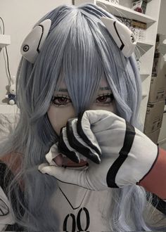 Long Hair Rei Ayanami, Rei Cosplay, Rei Ayanami Cosplay, Evangelion Cosplay, Anime Cosplay Makeup, Moe Anime, Rei Ayanami, Epic Cosplay, Cute Cosplay