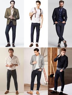 Formal Business Attire, Mens Fashion Summer Outfits, Indigo Jeans, Mens Fashion Simple, Preppy Mens Fashion, Summer Outfits For Teens, Mens Spring Fashion, Denim Jeans Men, Mens Fashion Fall