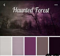 the color scheme for this website is purple and grey, with trees in the background