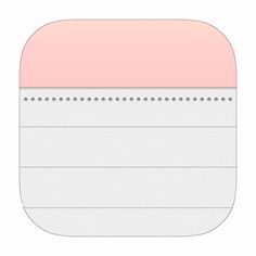 the back side of an iphone's app icon, with pink and white stripes on it