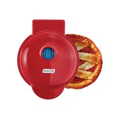 an electric pie slicer with two slices cut out