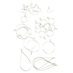 Buy the Premium Metals Rhodium Assorted Ear Wires by Bead Landing™ at Michaels. com. Make earrings of various designs using these Assorted Ear wires by Bead Landing™. Make earrings of various designs using these assorted ear wires by Bead Landing. This pack includes hook and hoop earwires to suit your jewelry-making requirements. Add crystals and drops to the hoop earwires to make gypsy-styled earrings. The hook ear wires can then be used to create lovely beaded earrings. Details: Rhodium finish Bead Landing, Make Earrings, Michael Store, How To Make Earrings, Ear Wires, Jewelry Findings, Beaded Earrings, Jewelry Making, Beads