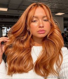 Ginger Blonde Hair, Cheveux Oranges, Strawberry Blonde Hair, Blonde Hair Inspiration