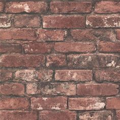 an old brick wall is shown in this image